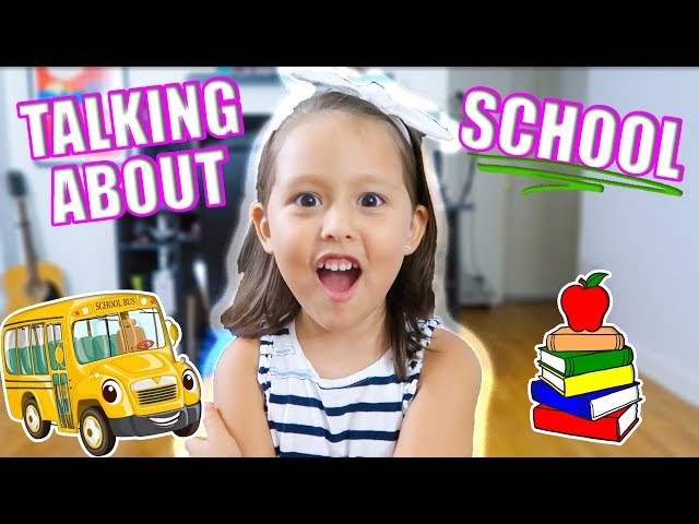 Little Girl Talks About School/Kindergarten