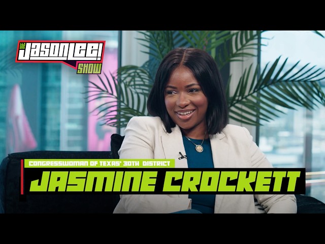 Jasmine Crockett Talks Trump, Israel, Project 2025 & Marjorie Taylor Greene | The Jason Lee Show