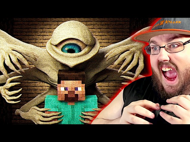 Don't Panic, But It Can See You MINECRAFT HORROR MOD REACTION!!!