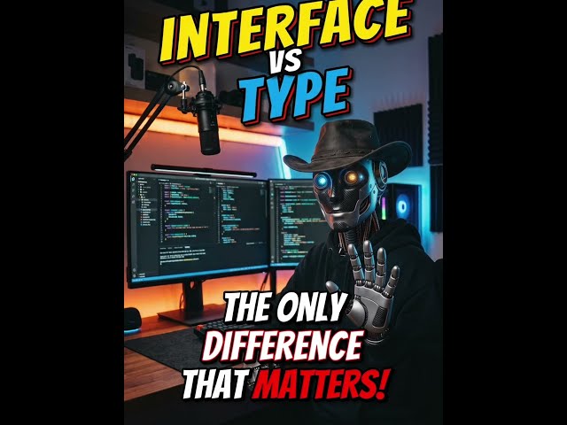 TypeScript Interface vs Type: The ONLY Difference That Matters! #shorts