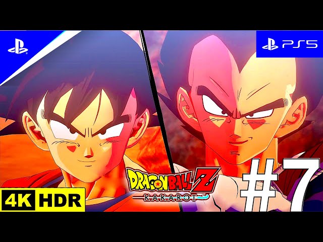 Goku vs. Vegeta Saiyan Saga Ending DRAGON BALL Z KAKAROT GAMEPLAY #7 #anime #dbz #dragonball #goku