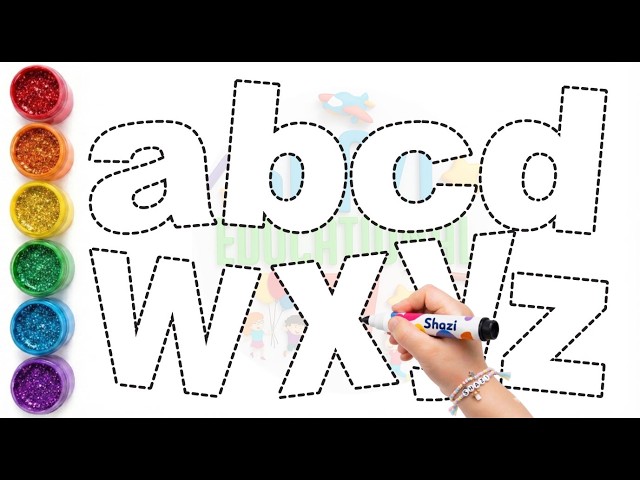 Let’s Color the Alphabet! 🎨 Easy ABC Learning for Toddlers & Kids