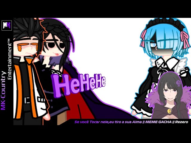 🩵•If you touch him, I'll take your soul || GACHA MEME || Re:zero || Subaru x Elsa and Subaru x Rem•💜