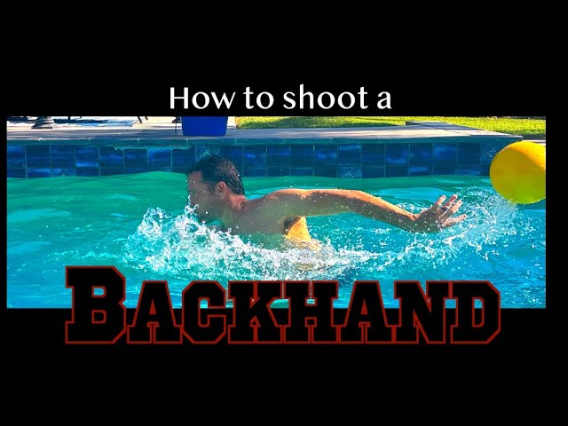 How To Shoot A Backhand in Water Polo: Center Position Offense