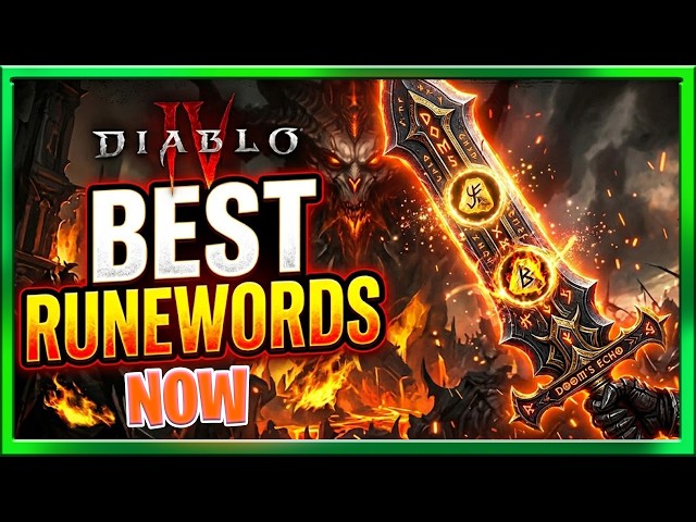 Diablo 4 Season 12 Best RuneWords You Should Use and Combos : Season 12 Runeword Guide Diablo IV