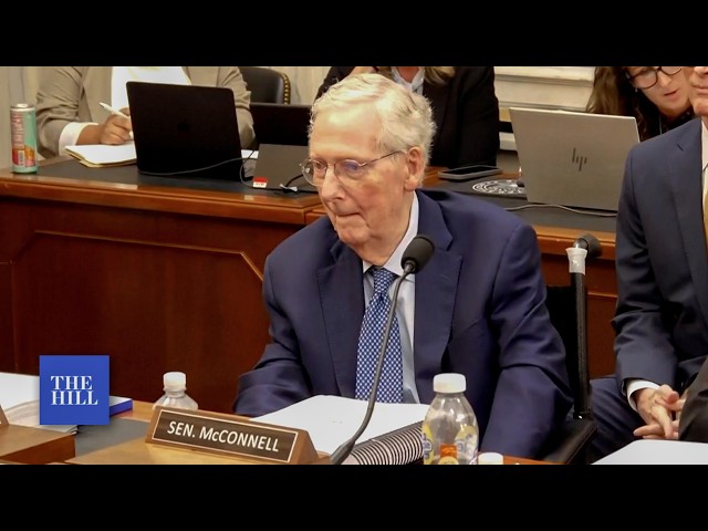 Confusion arises as Mitch McConnell casts deciding vote on bill after months-long absence