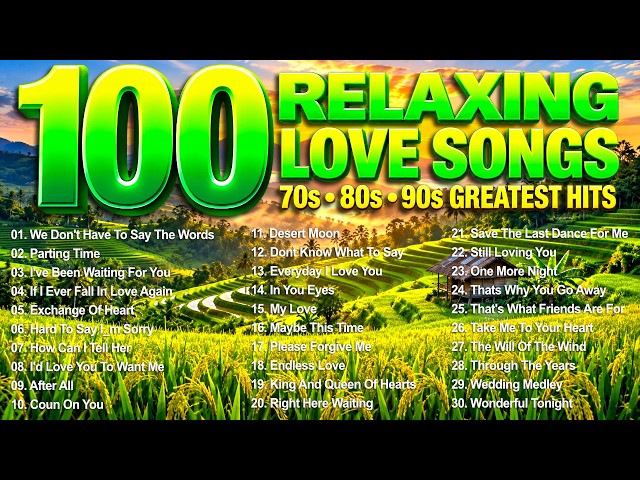 Romantic Love Songs 70s 80s 90s🌹Oldies But Goodies || Most Beautiful || Old Love Songs Playlist