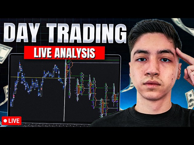 🔴 Live NQ Futures Trading | Order Flow & Prop Firms