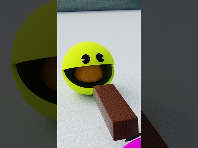 Pacman Vs Chocolate #pacman