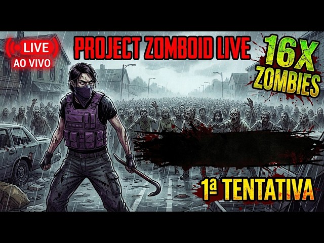 #1 | 16x zombies | first time | #ProjectZomboid