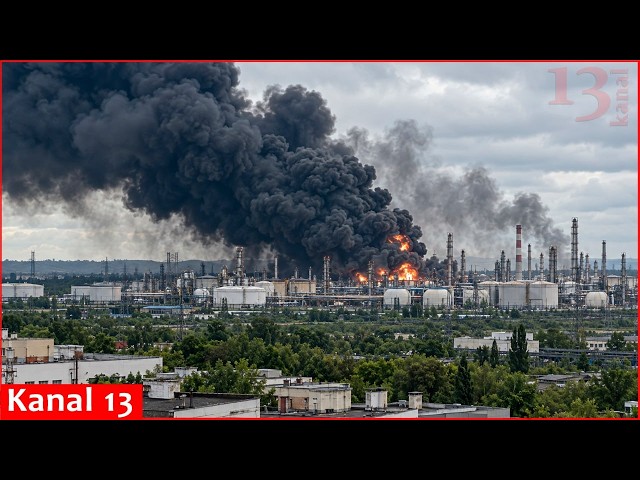 A major oil terminal in Rostov-on-Don burned down after a Ukrainian strike