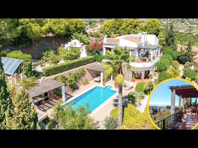 €1.295M Luxury Villa for Sale in Frigiliana 🇪🇸 Panoramic Views, Pool & 2,591m² Plot