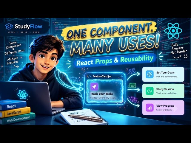 I Turned One React Component Into Many! (Props & Reusability)