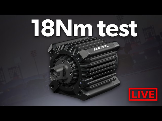 Fanatec Clubsport DD+ 18Nm test !fanatec