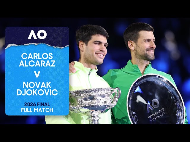 Carlos Alcaraz v Novak Djokovic Full Match | Australian Open 2026 Final