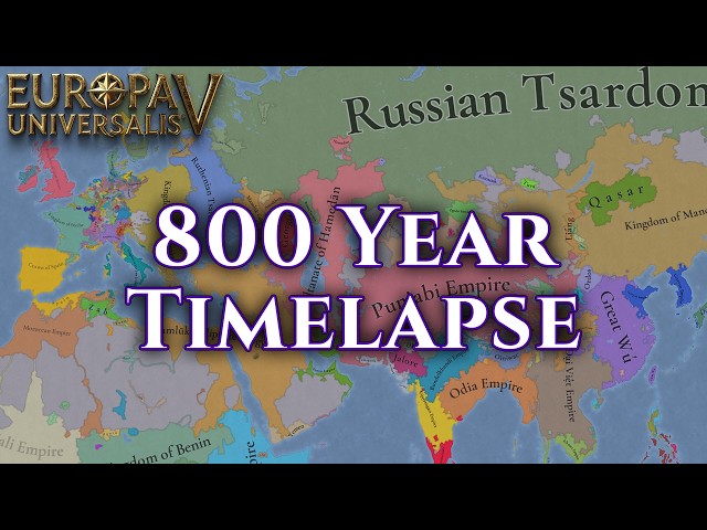 EU5: 800 year Timelapse