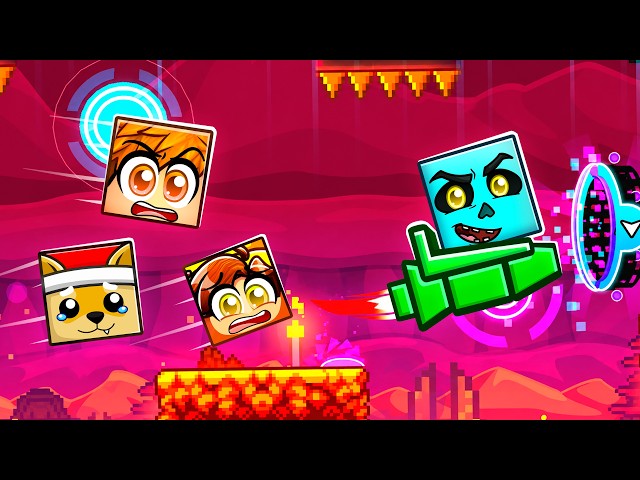 Goober Gang Plays GEOMETRY DASH..
