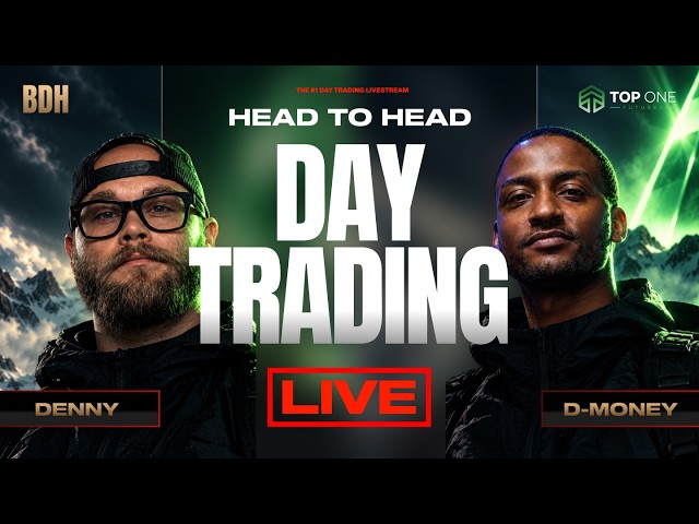 DayTrading LIVE! HEAD TO HEAD DENNY DIAMONDZ V.S. DMONEY!