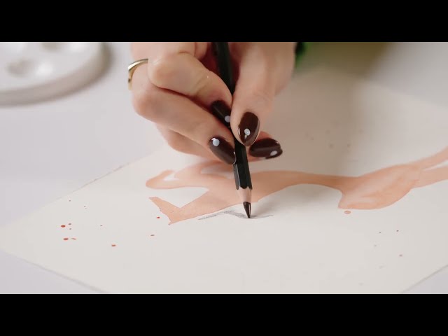 Timelapse circus-themed draw along using Derwent Chromaqua, with Sarah Wilson.