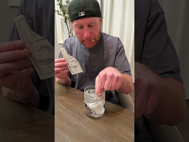 When You Put Money in Water #shorts