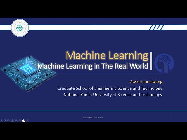 Machine Learning 02 In The Real World