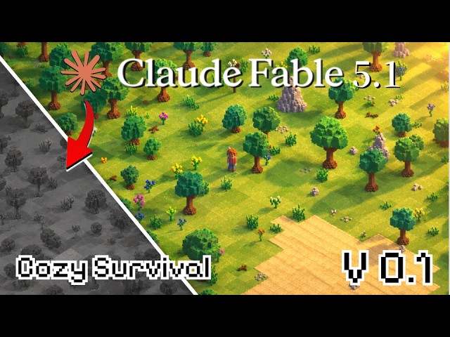 Claude Fable 5.1 Make Cozy Survival Game From Scratch