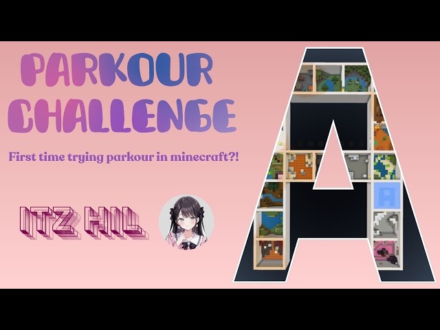 *ੈ✩‧₊˚ PARKOUR VID FINALLY #parkour #minecraft #maps #smallyoutuber #aestheticgirl