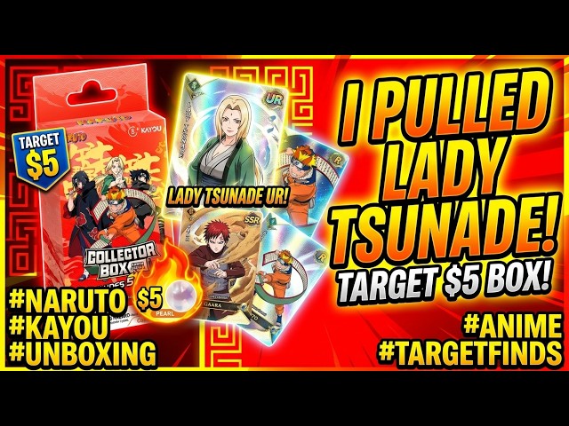 Opening Naruto Kayou Cards Earth Scroll Collector Box! (Target Find)