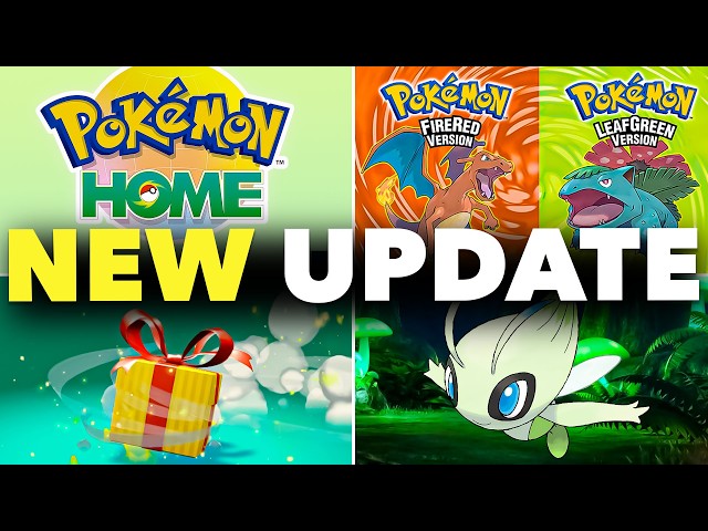 Pokemon Home UPDATE for Fire Red & Leaf Green is HERE!