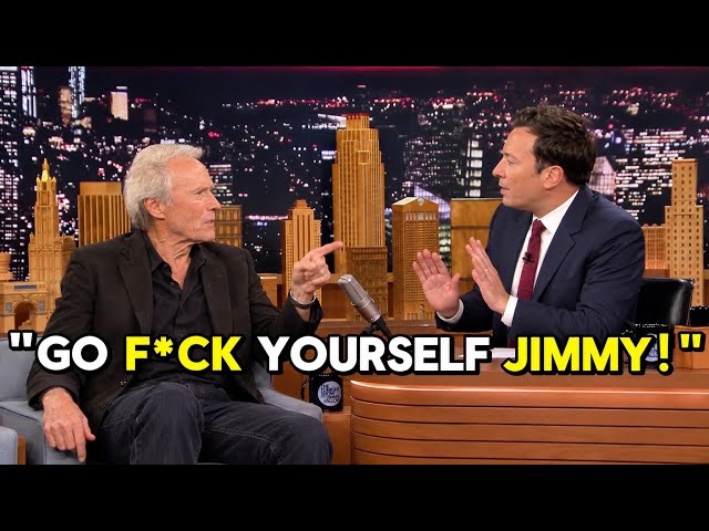 Clint Eastwood WALKS OFF Jimmy Fallon’s Show You Went Too Far  Brutal On-Air Clash