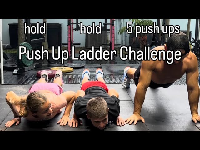 Push-Up Ladder Challenge