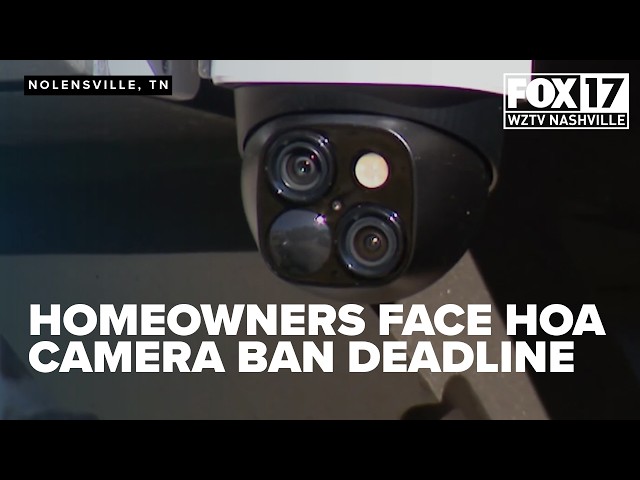 Deadline arrives for Nolensville homeowners to remove outdoor security cameras