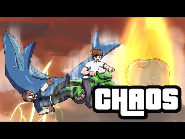 Perdendo minha sanidade jogando GTA V com o MOD DO CHAOS