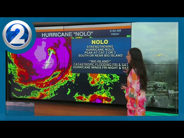 Hurricane Nolo Sept. 25 6 a.m. update | Hawaii's Weather Source