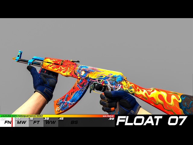CS2 AK-47 | Consequence of the Jinn - FLOAT Comparison
