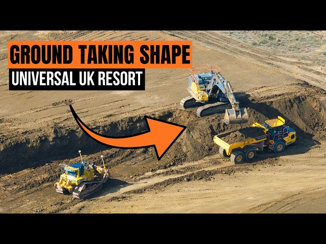 Major Ground Levelling Underway at Universal UK Resort | Weekly Update