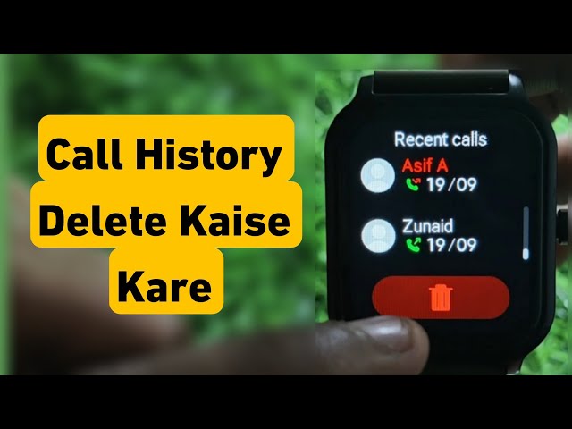 Fastrack Revoltt FS1 Call History Delete | Fastrack Watch Call Log Clear Setting