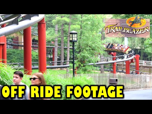 Trailblazer at Hersheypark Off-Ride Footage (No Copyright)