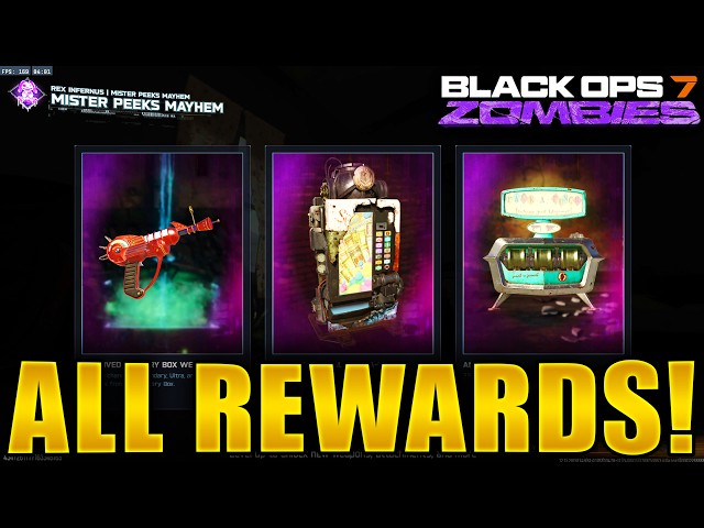 BO7 Zombies ALL Super Easter Egg Rewards! Mister Peeks Mayhem, Warden Operator (Black Ops 7 Zombies)