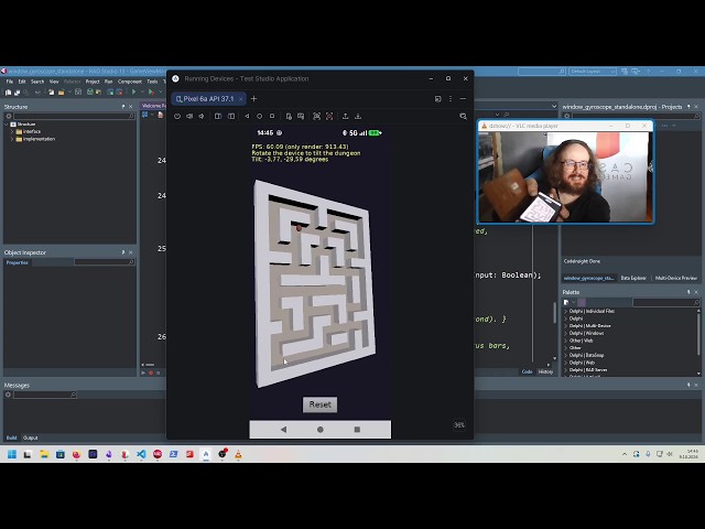 Using Castle Game Engine + Delphi to develop Android and iOS applications, accessing phone sensors
