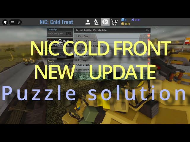Noobs in Combat Cold Front (Roblox): Solution to puzzles in the update