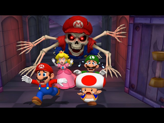 Mario Vs Peach Vs Luigi Vs Toad! Mario Party 5 Survival Challenge (4K UHD)