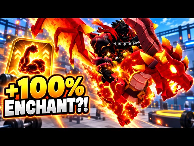 I Got a +100% Enchant & Bought the NEW Rideable Dragon! | Muscle Legends Update 2026