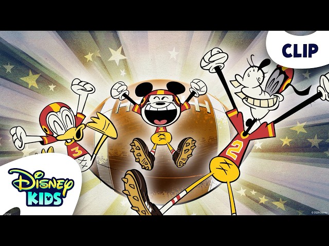 Mickey's Big Football Game! 🏈✨ | Mickey Mouse (Shorts) | @disneykids
