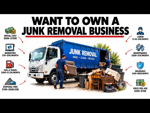 The Economics of Owning a Junk Removal Business | $700 in Two Hours