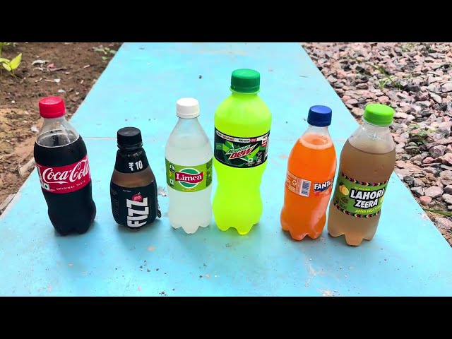 Cold Drink Experiments | Soda | Mentos Candy | @ColorSodaTv  #CocaCola #Dew #colors #Experiments