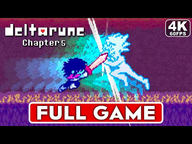 DELTARUNE CHAPTER 5 Gameplay Walkthrough FULL GAME [4K 60FPS] - No Commentary