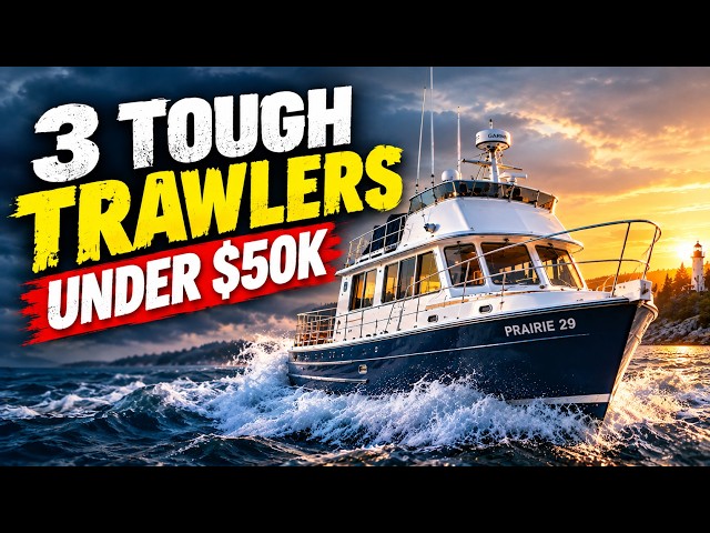 3 Pocket Trawlers Under $60K Built Like Tanks