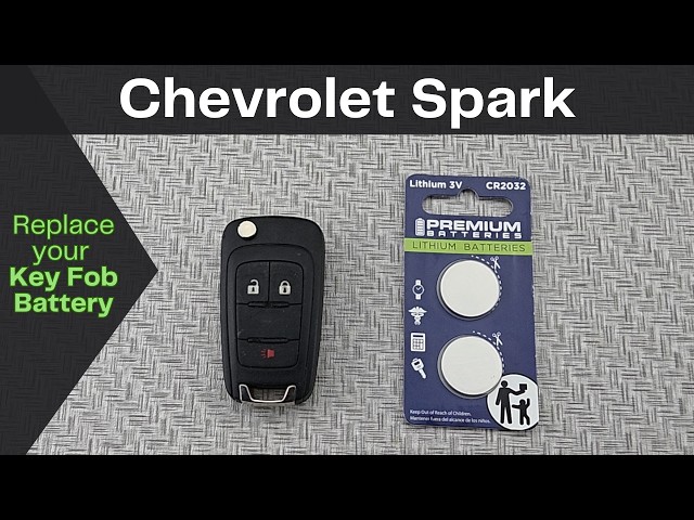 How to DIY Replace or Change a 2017 - 2018 Chevrolet Spark Key Fob Remote Battery