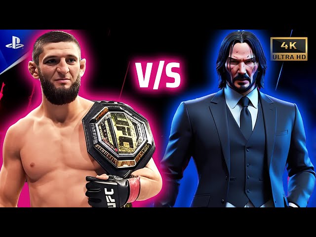 Can John Wick REALLY Take on Khamzat Chimaev in a FIGHT?